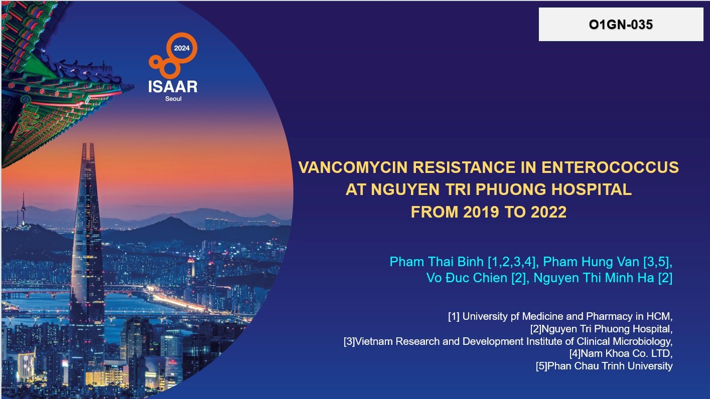 VANCOMYCIN RESISTANCE IN ENTEROCOCCUS AT NGUYEN TRI PHUONG HOSPITAL FROM 2019 TO 2022